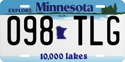MN license plate 098TLG