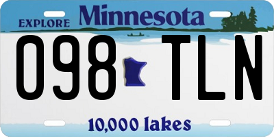 MN license plate 098TLN