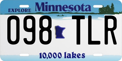 MN license plate 098TLR