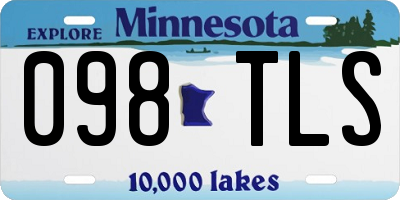 MN license plate 098TLS
