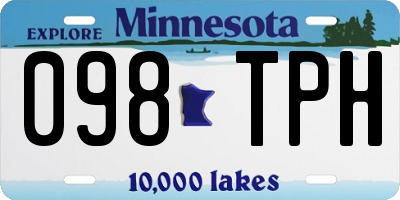 MN license plate 098TPH