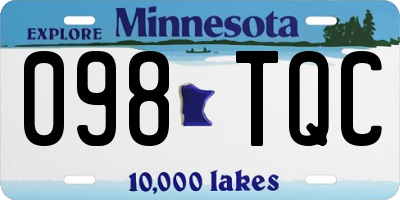 MN license plate 098TQC