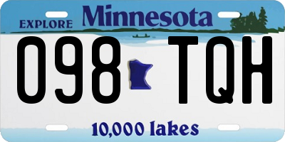 MN license plate 098TQH