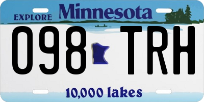 MN license plate 098TRH