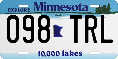 MN license plate 098TRL