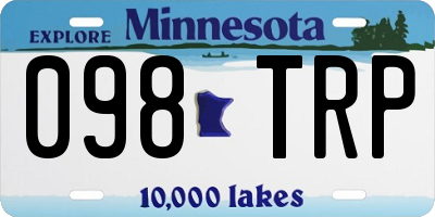 MN license plate 098TRP