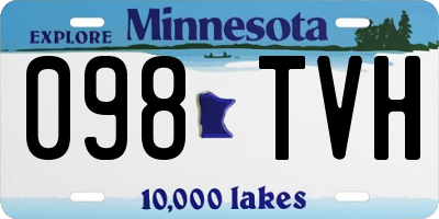 MN license plate 098TVH