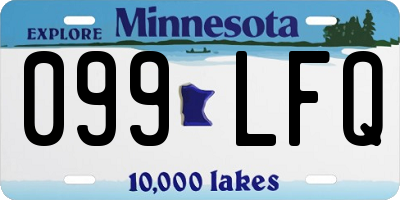 MN license plate 099LFQ