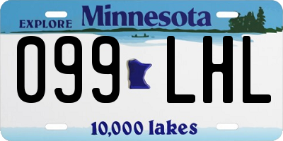 MN license plate 099LHL