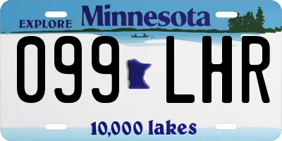 MN license plate 099LHR