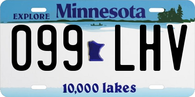 MN license plate 099LHV