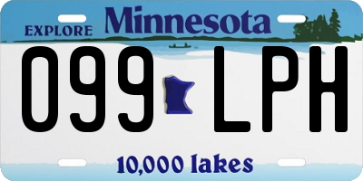 MN license plate 099LPH