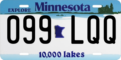 MN license plate 099LQQ