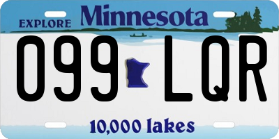 MN license plate 099LQR