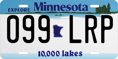 MN license plate 099LRP