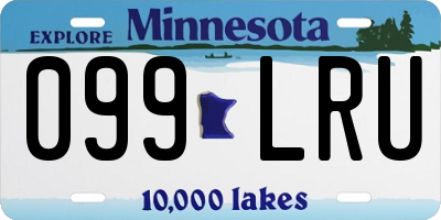 MN license plate 099LRU