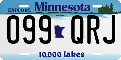 MN license plate 099QRJ