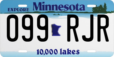 MN license plate 099RJR