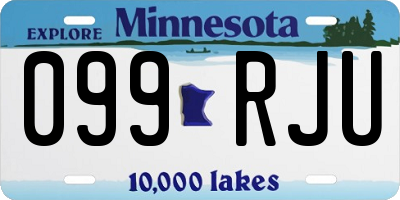 MN license plate 099RJU