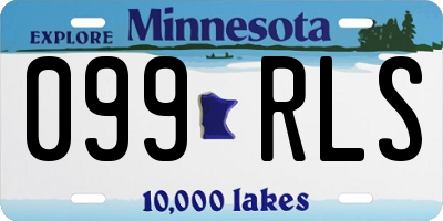 MN license plate 099RLS