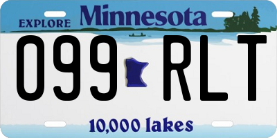 MN license plate 099RLT