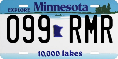 MN license plate 099RMR