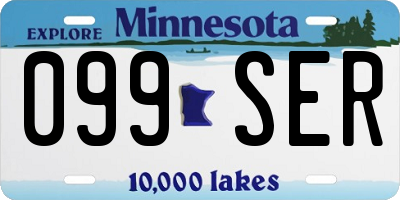 MN license plate 099SER