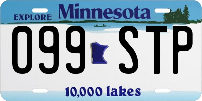 MN license plate 099STP