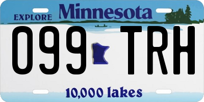 MN license plate 099TRH