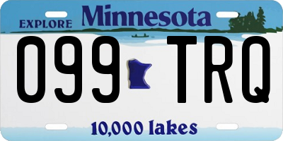 MN license plate 099TRQ