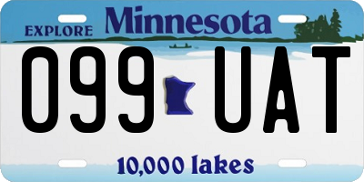 MN license plate 099UAT