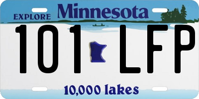 MN license plate 101LFP