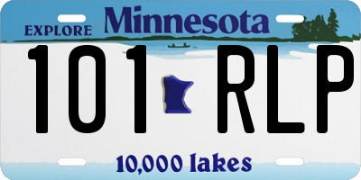 MN license plate 101RLP