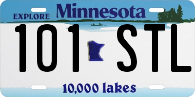 MN license plate 101STL