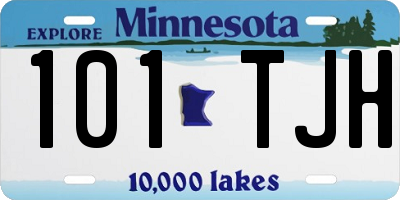 MN license plate 101TJH