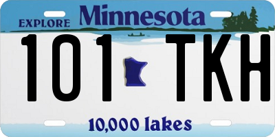 MN license plate 101TKH