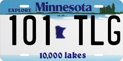 MN license plate 101TLG
