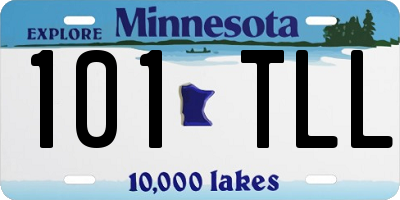 MN license plate 101TLL