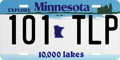 MN license plate 101TLP