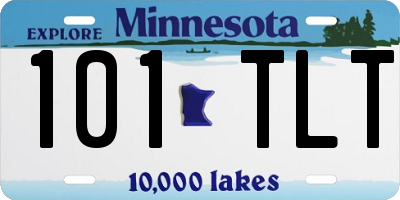 MN license plate 101TLT