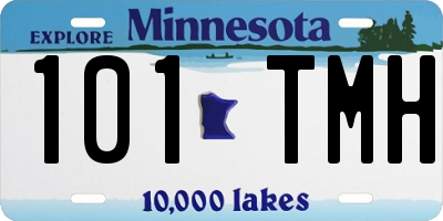 MN license plate 101TMH