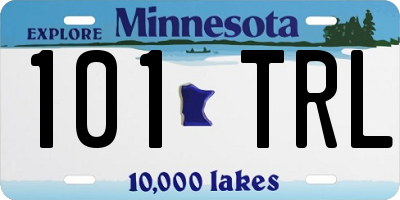 MN license plate 101TRL