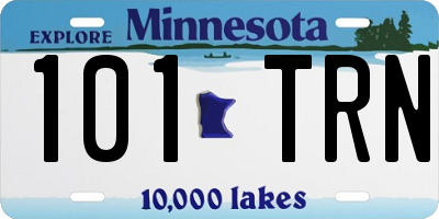 MN license plate 101TRN
