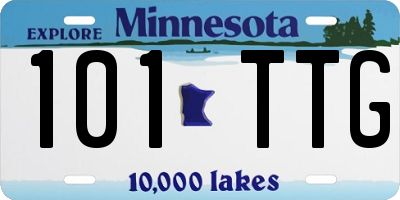 MN license plate 101TTG