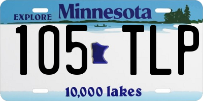MN license plate 105TLP