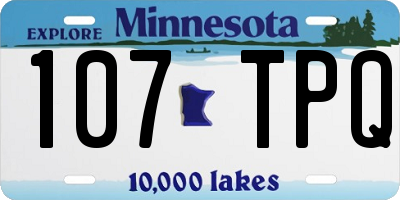 MN license plate 107TPQ