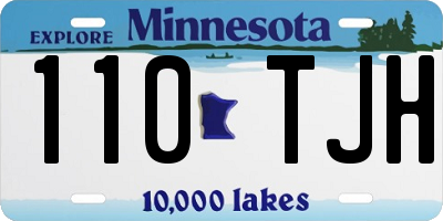 MN license plate 110TJH