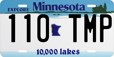 MN license plate 110TMP
