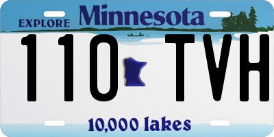 MN license plate 110TVH