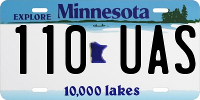 MN license plate 110UAS